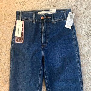Aritzia Denim Forum High Rise Straight Ankle Jeans